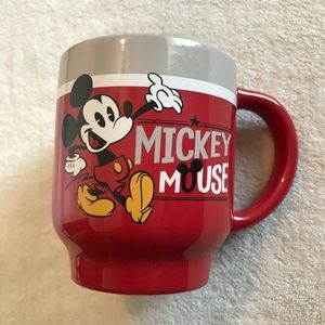 Disney Store Mickey Mouse Design Coffee Mug Red